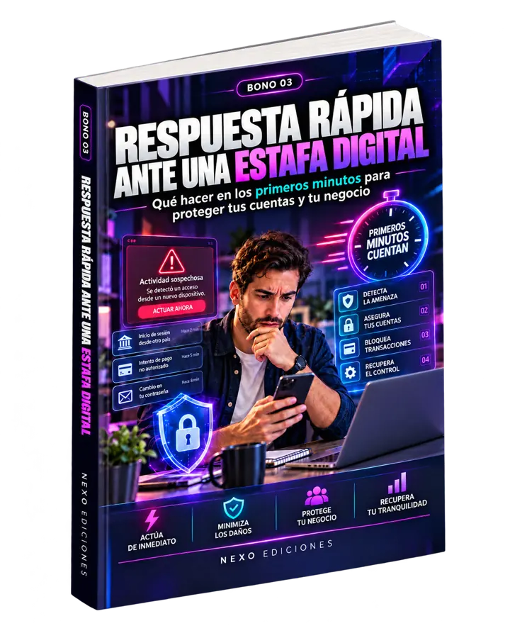 Bono 3 Respuesta rápida ante una estafa digital
